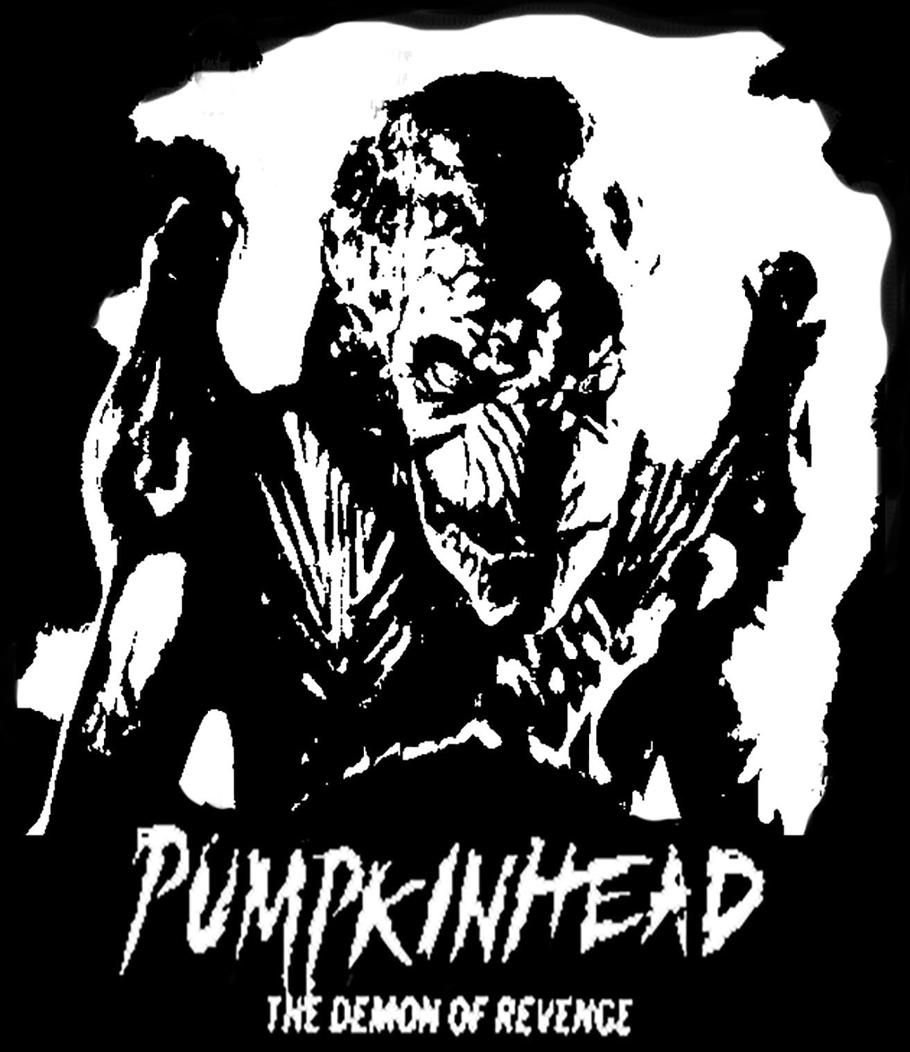 Pumpkin Head Back Patch