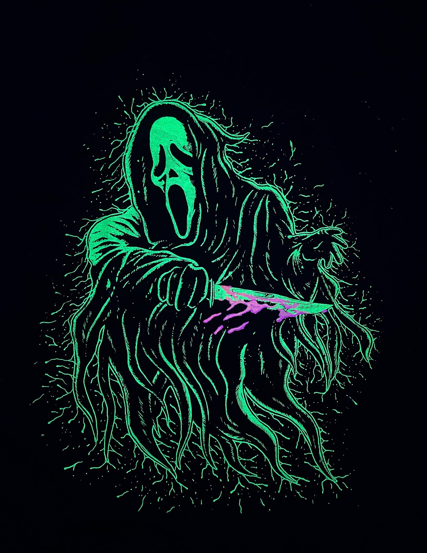Ghost Face Scream Short Sleeve T-Shirt