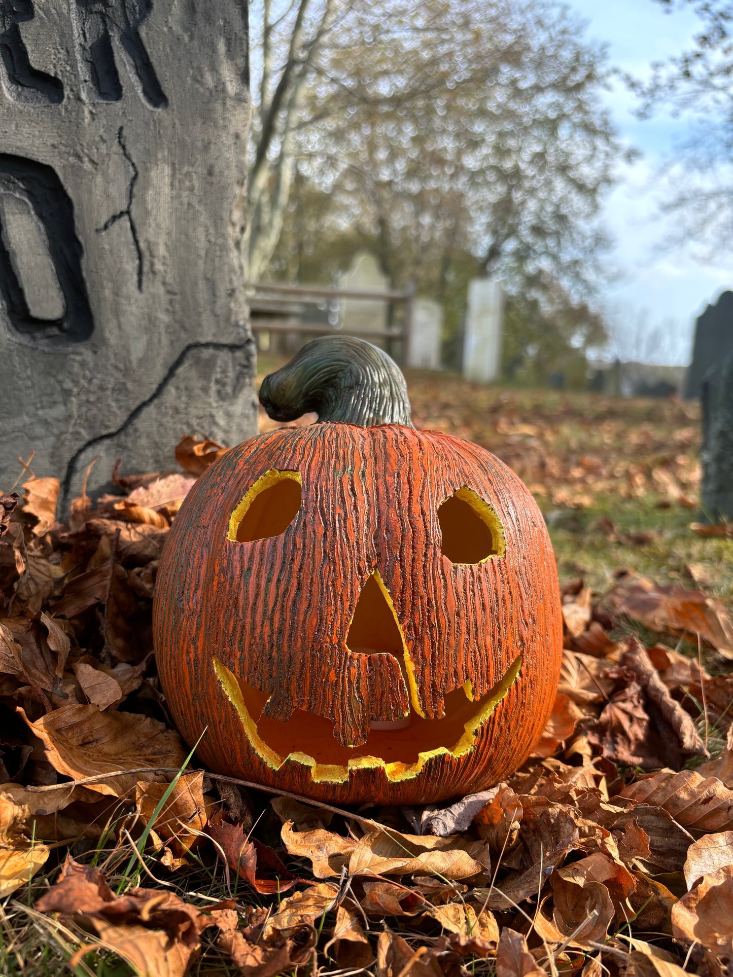Halloween jack-o’-lantern