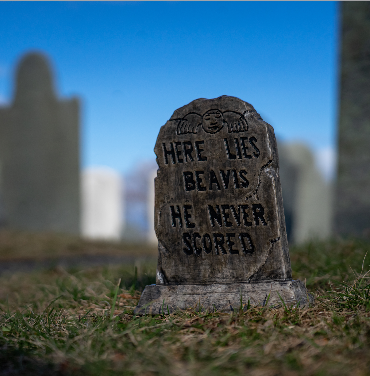 Here Lies Beavis Tombstone