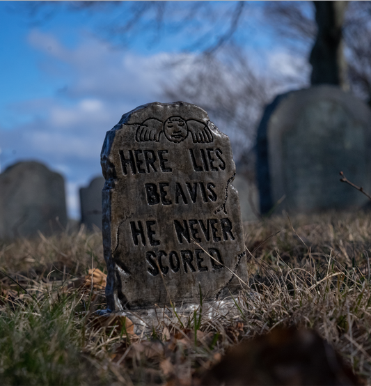 Here Lies Beavis Tombstone