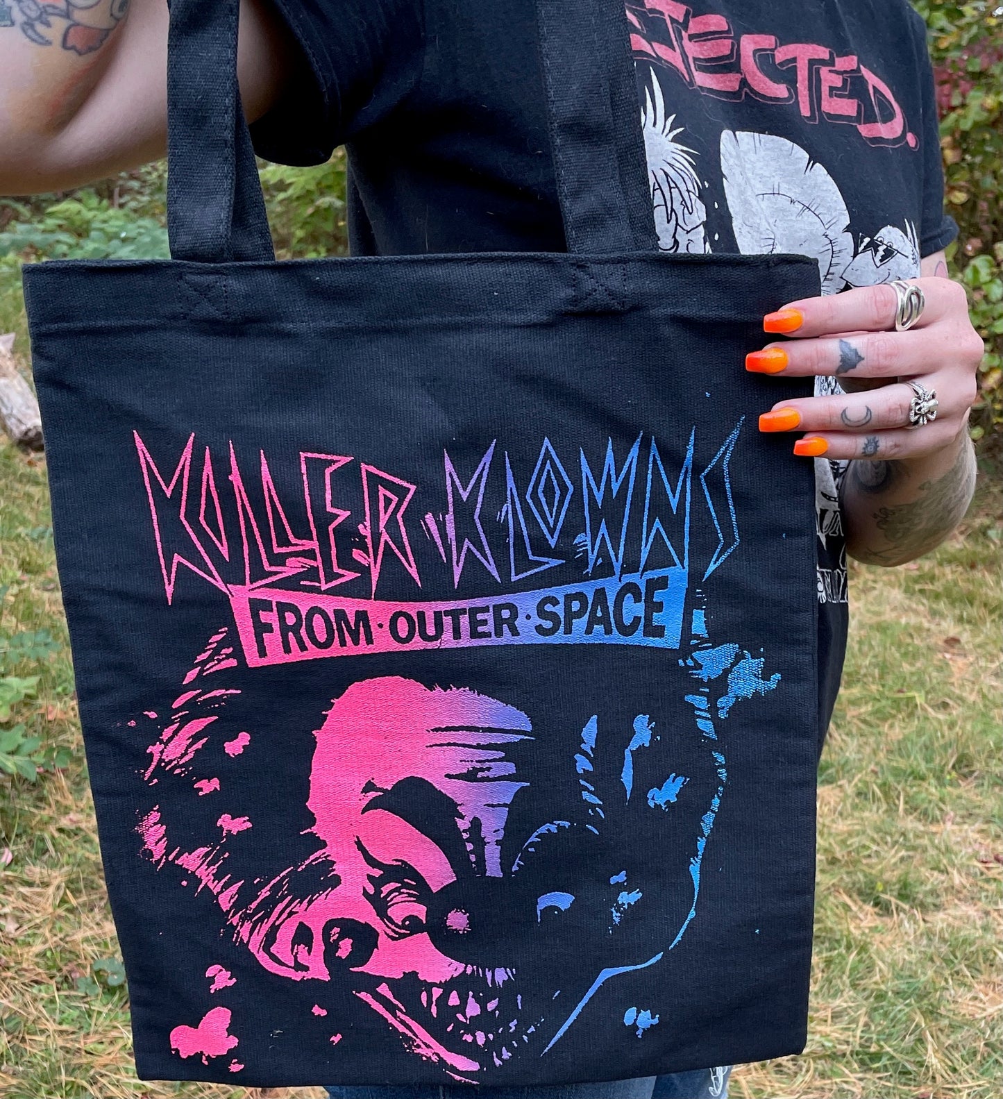 Killer Klowns from Outter Space Tote Bag