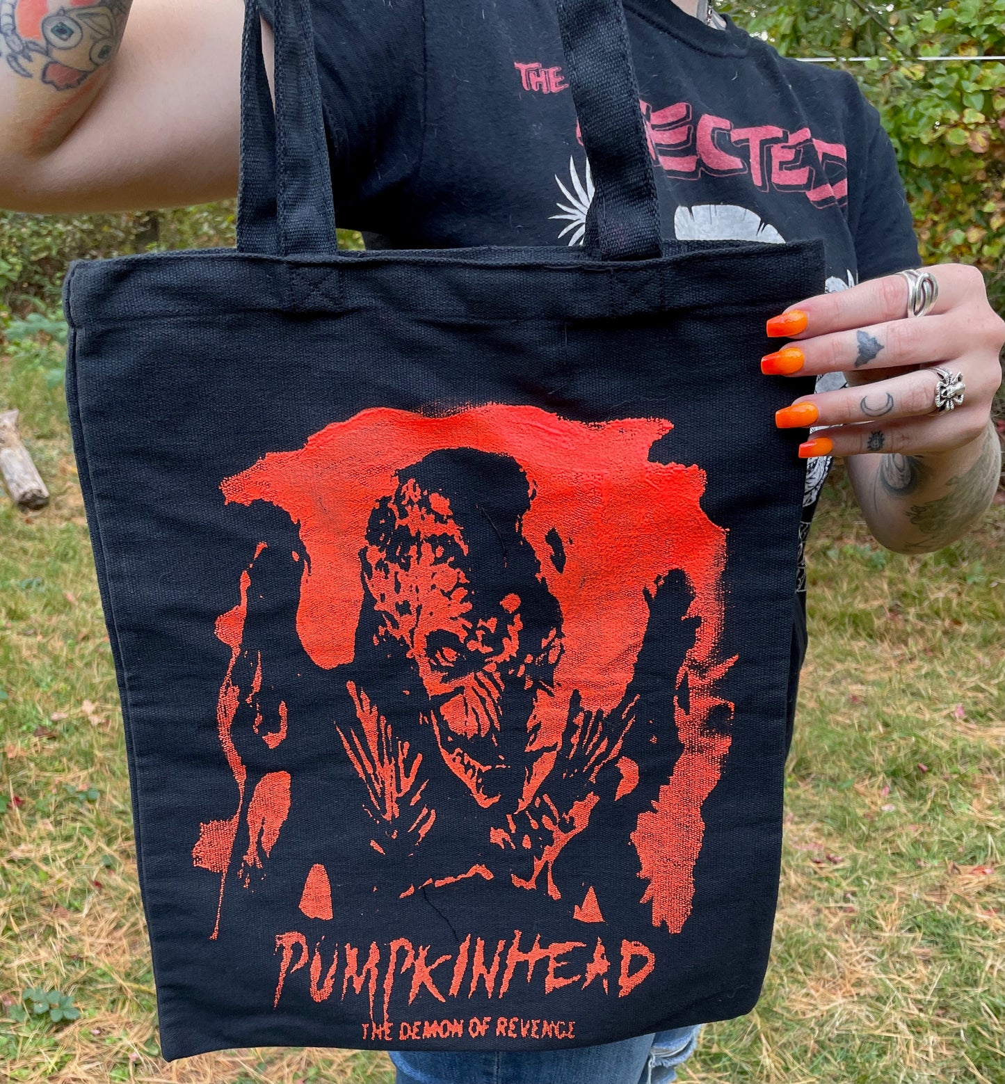 Pumpkin Head Tote Bag